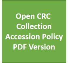 CRC Collection Accession Policy Button