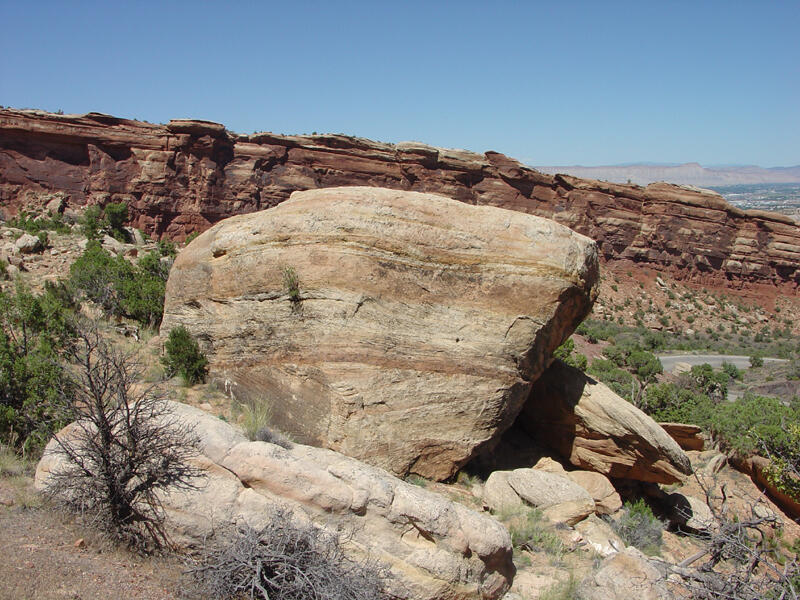 This is a photo of large boulders.