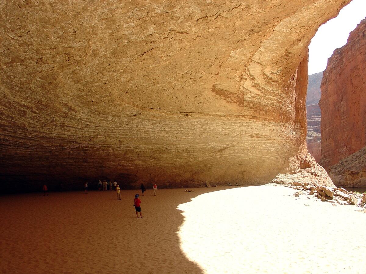 This is a photo of Redwall Cavern.