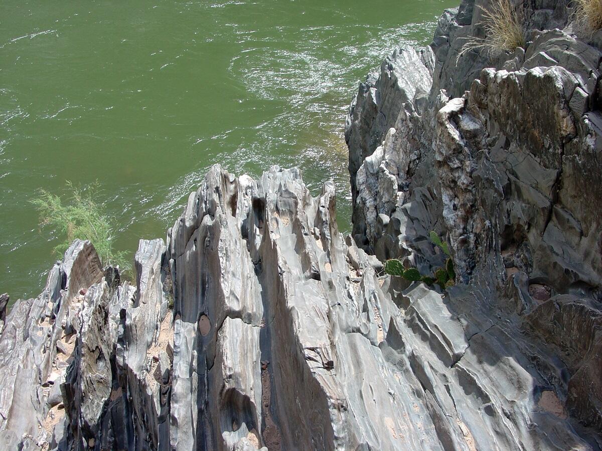 This is a photo of erosion by the Colorado River.