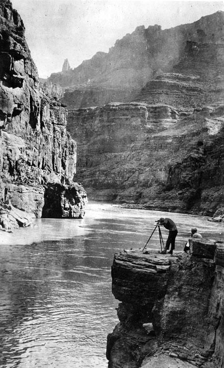 Roland Burchard and Claude Birdseye on the Colorado River in 1923