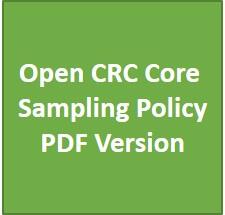CRC Core Sampling Policy PDF Version