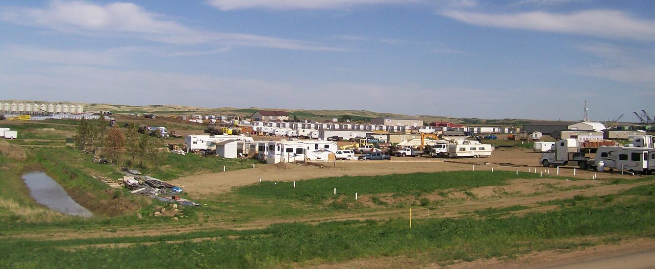 Crew Camp in North Dakota