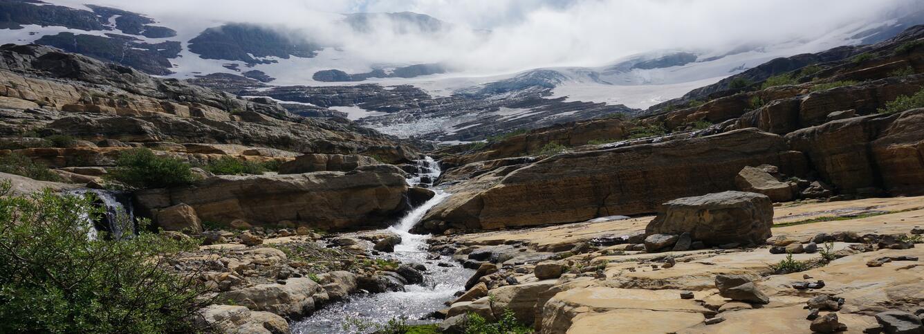 Stream near Blackfoot Glacier