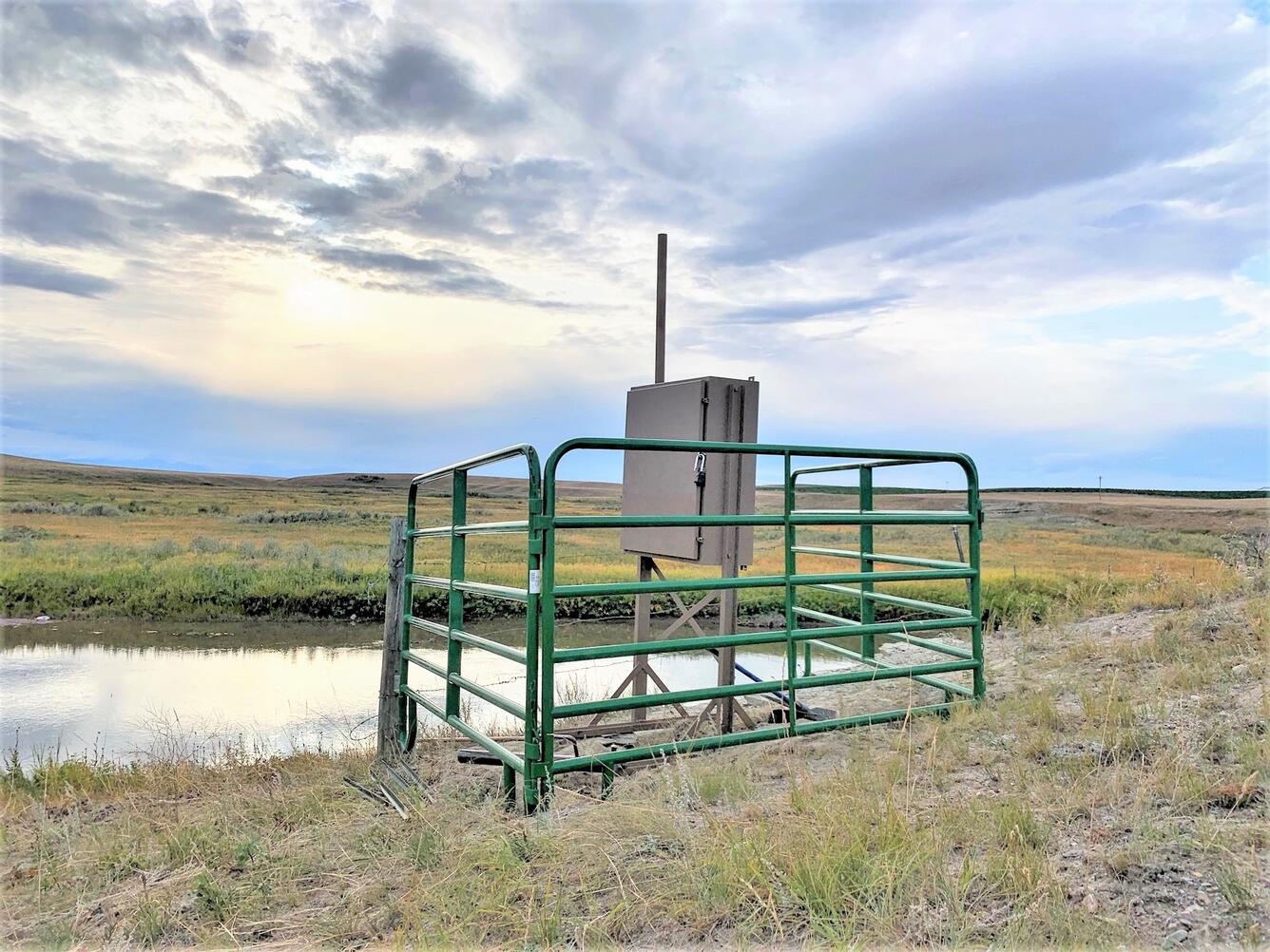 Cut Bank Creek above Gillam Coulee near Sundance Montana