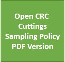 CRC Cuttings Sampling Policy