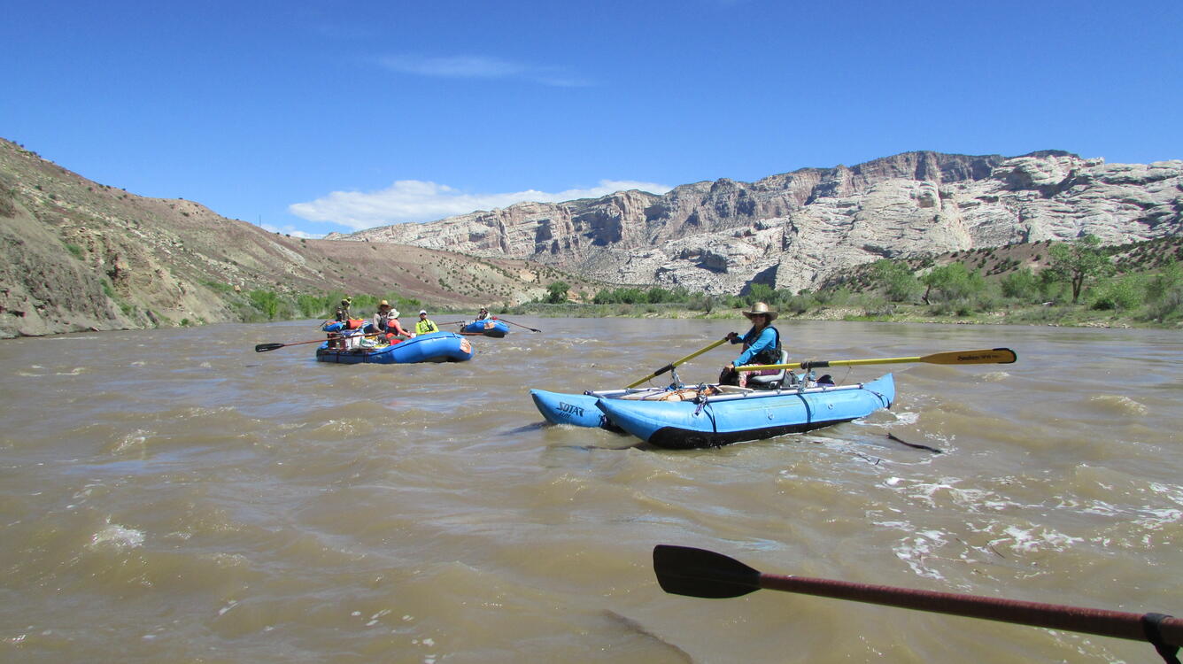 SCREE Expedition boats on the water