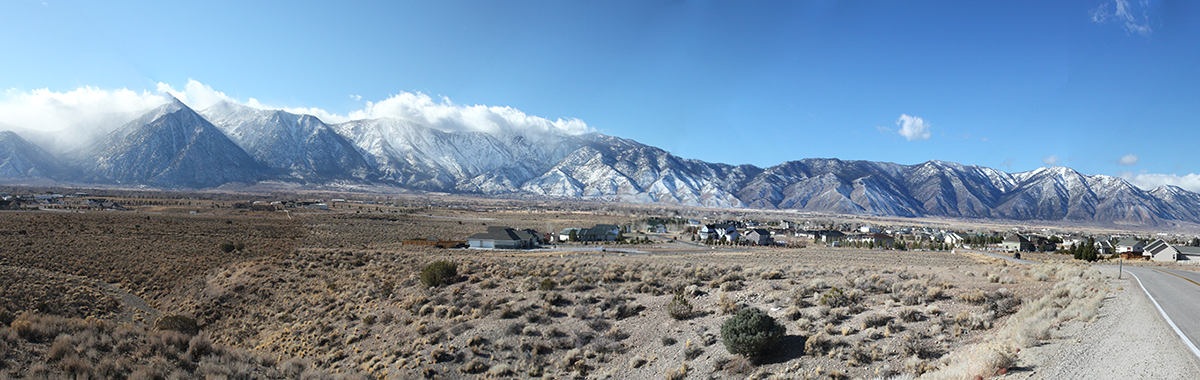 Panoramic view of Douglas County, Nevada