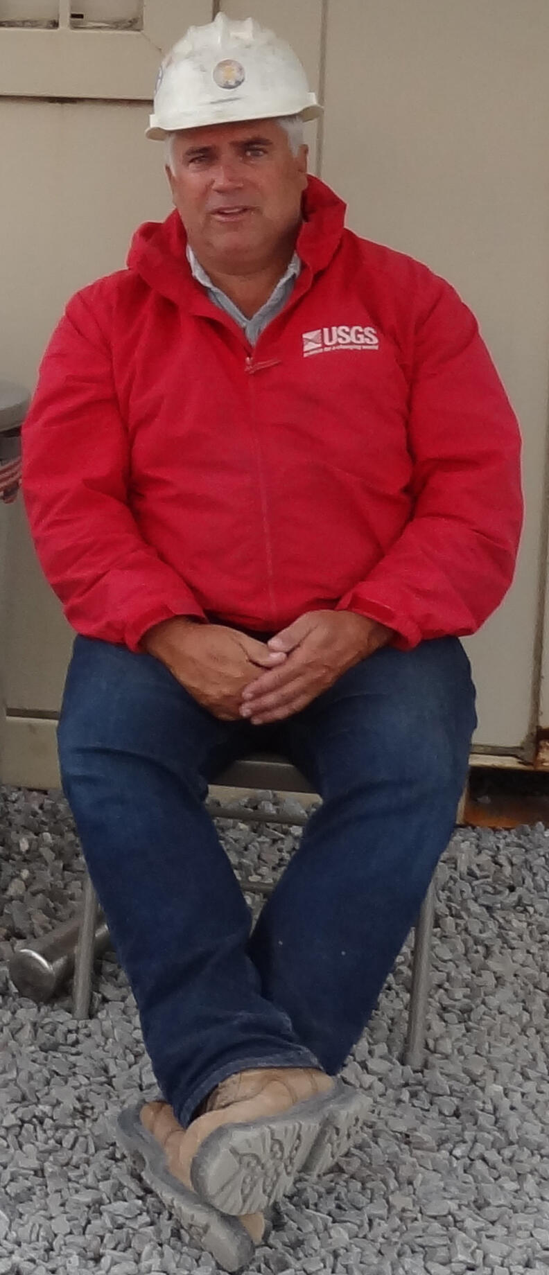 Photo of USGS Hydrologist David L. Nelms