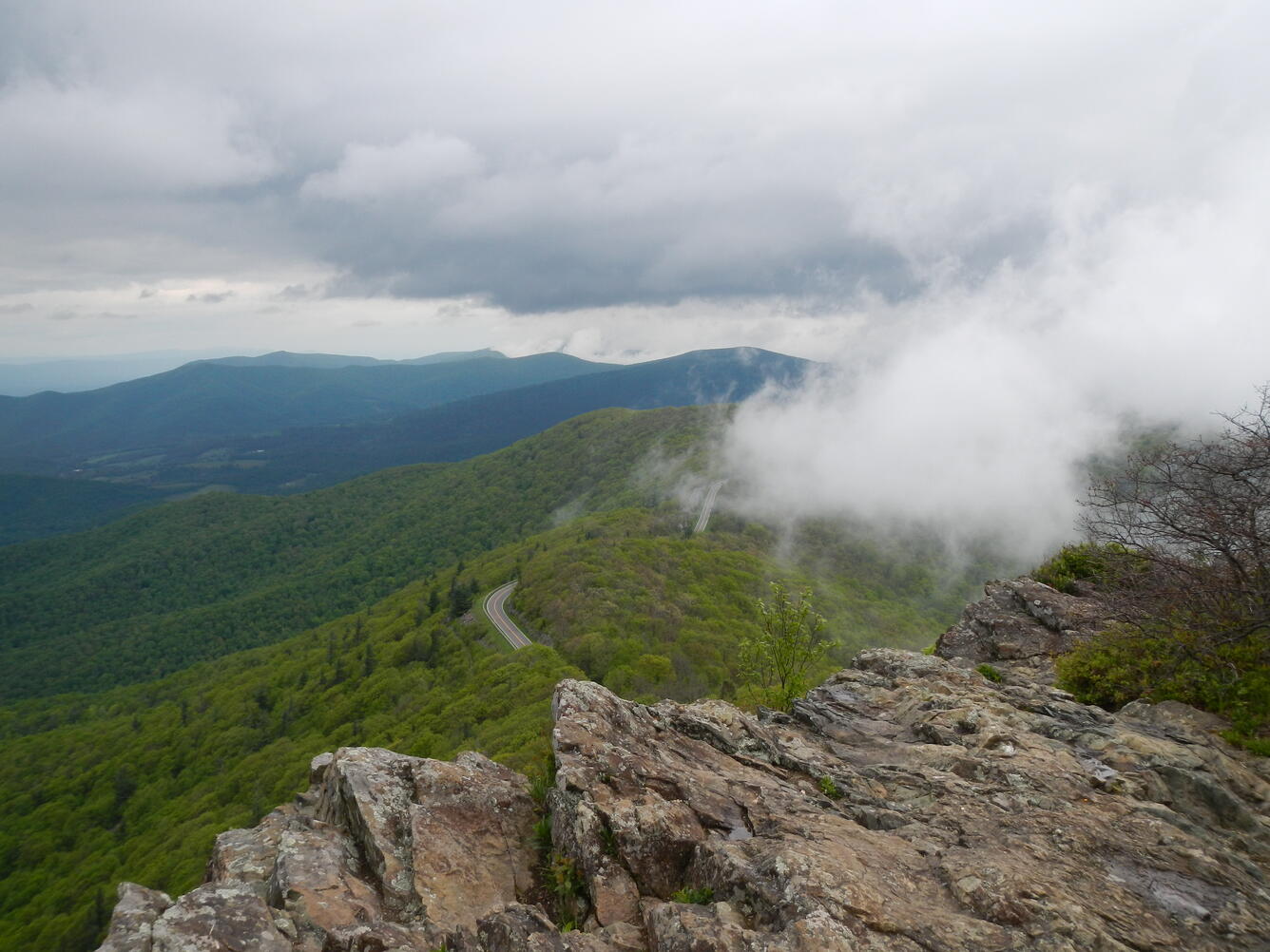 Stony Man Mountain in Shenandoah National Park, Virginia