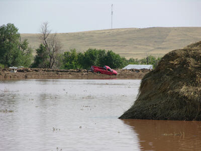 Damaged Roads near Hermosa