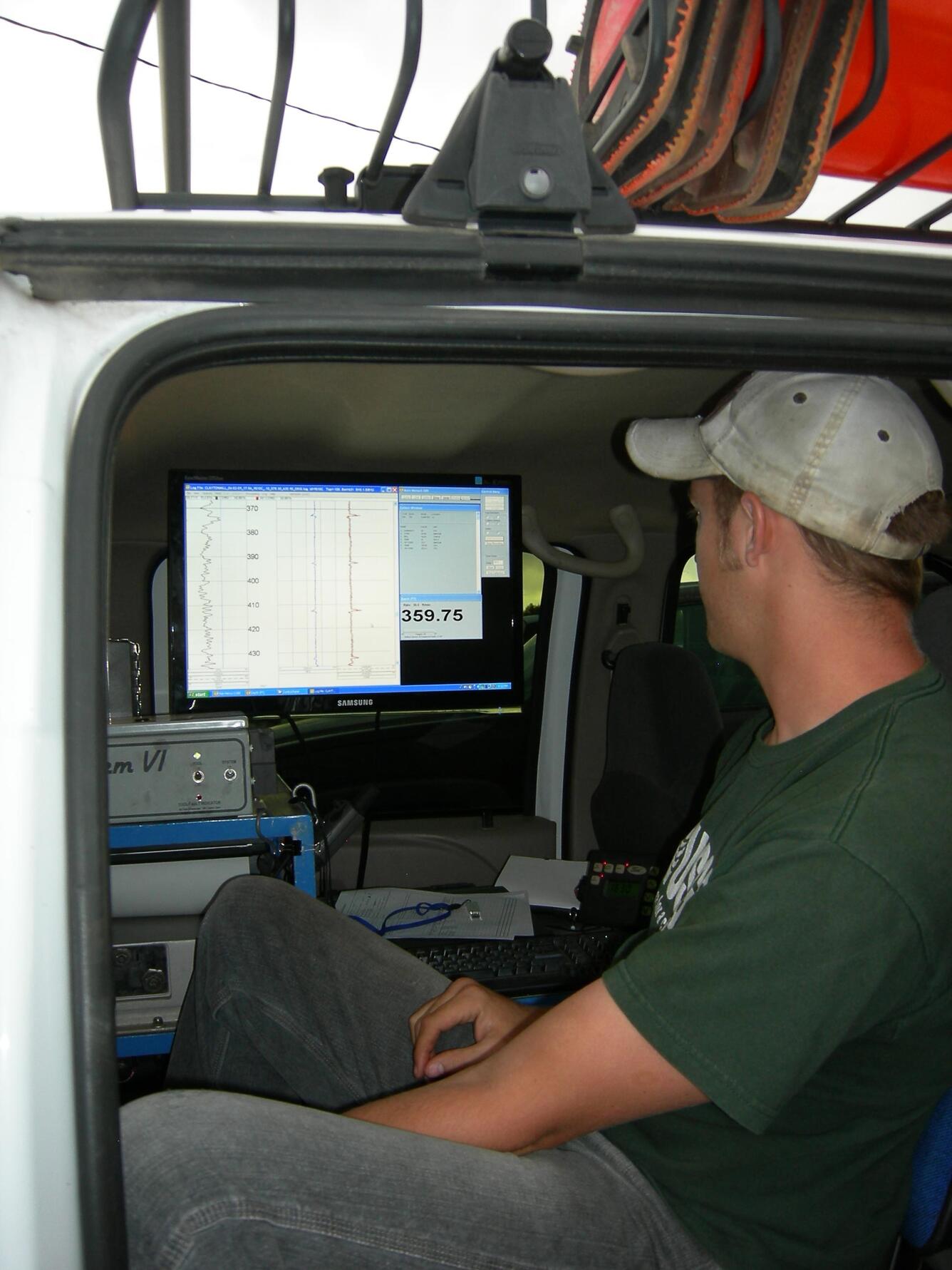 Geophysical logging near Fort Stockton