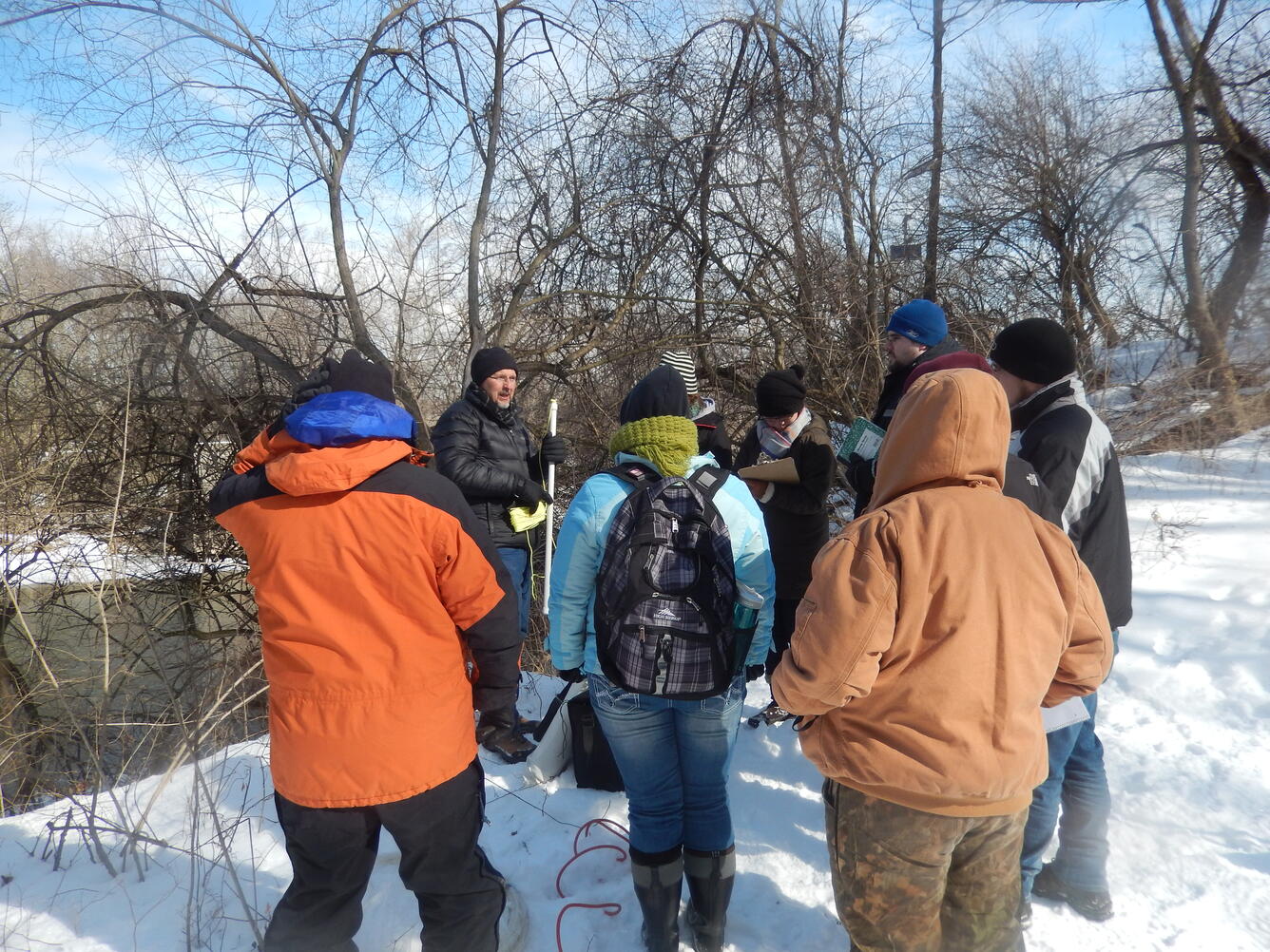 IUPUI Class field trip Marty Risch