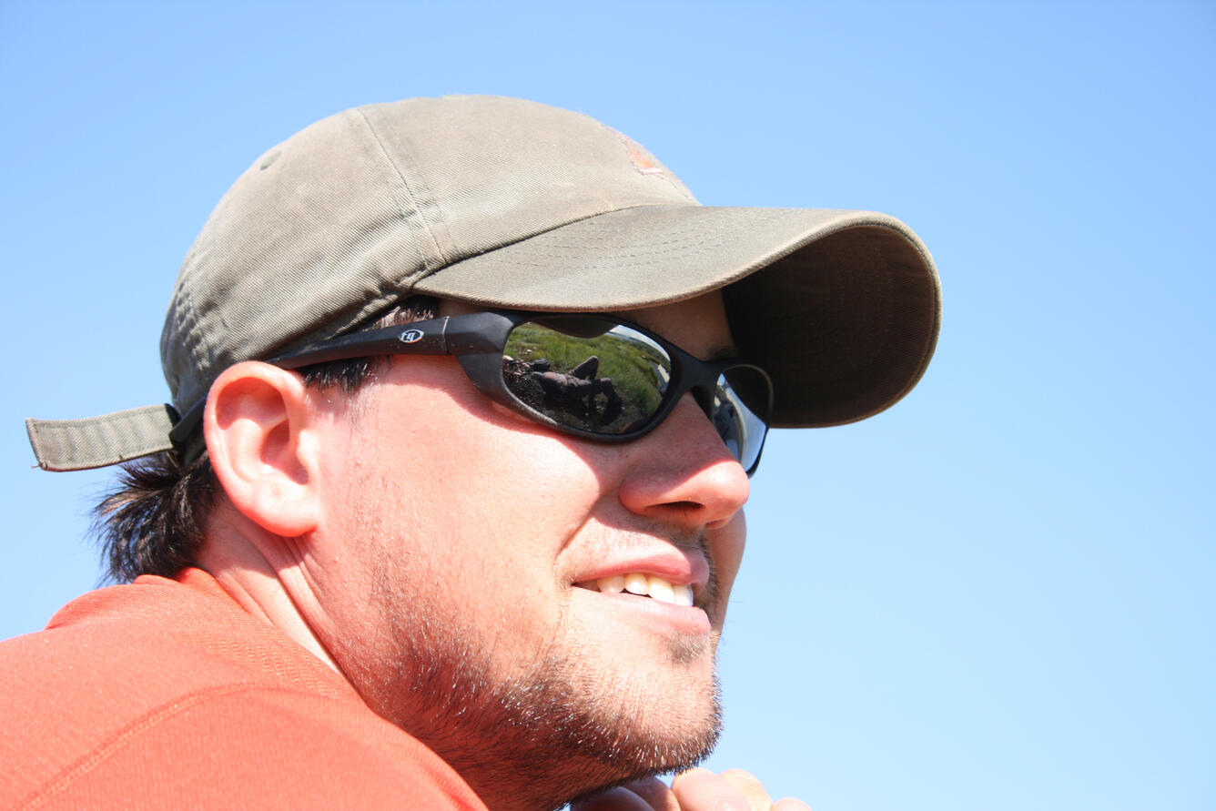 Close-up of Dave Selkowitz