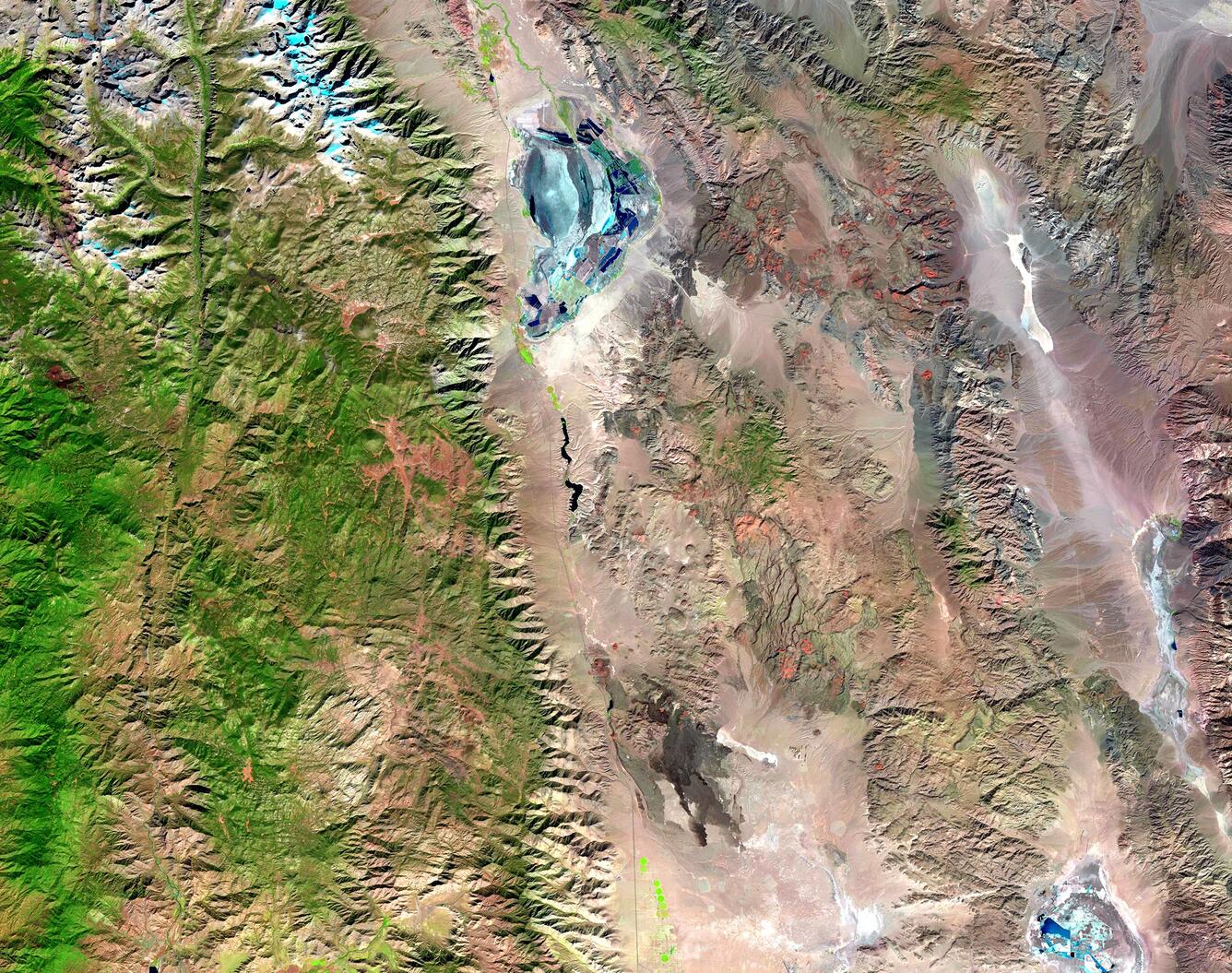 Landsat 8 image of Death Valley, California