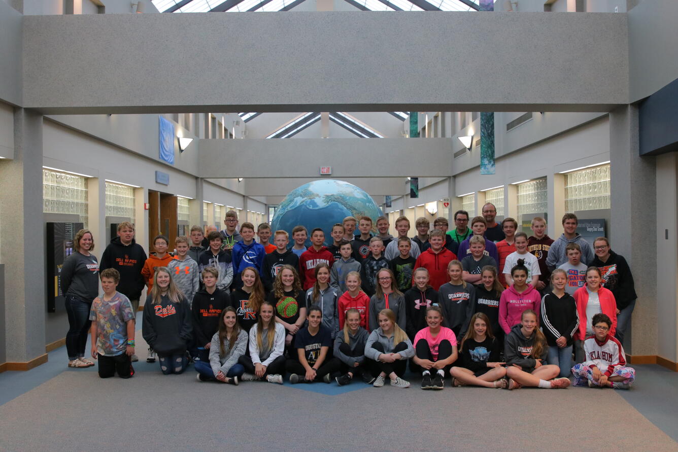 color photograph of EROS tour group