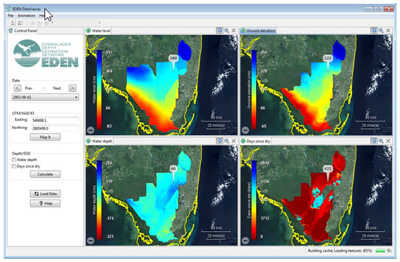 Everglades Depth Estimation Network (EDEN)
