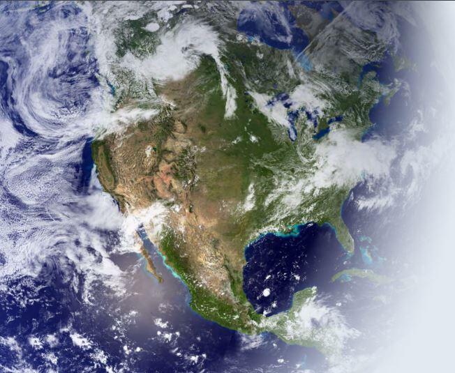 image of continental US from space, taken from a 2011 USGS publication on fundamental science practices