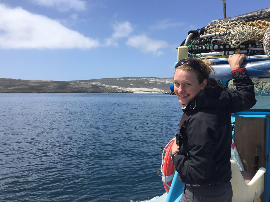 A photo of WERC wildlife biologist Emily Kelsey.