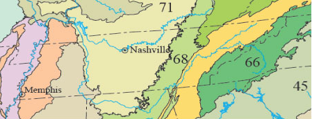 Ecological-relevant streamflow Illustration - Tennessee