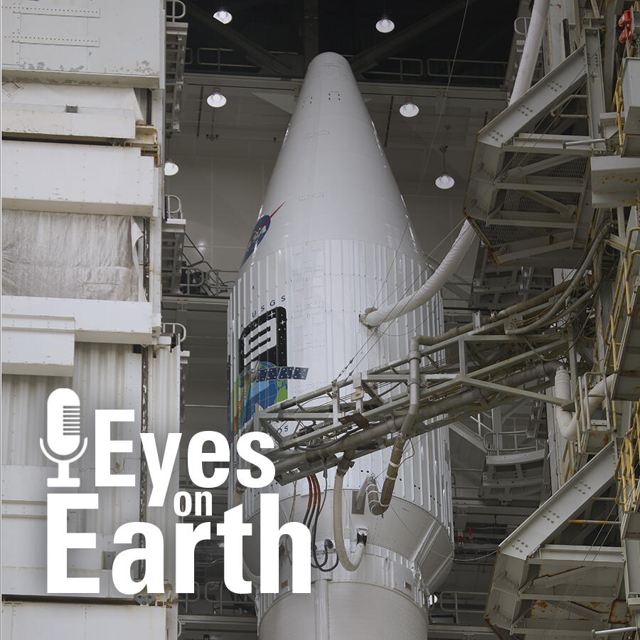 Thumbnail for Eyes on Earth podcast episode 60 - Landsat 9 launch part 1