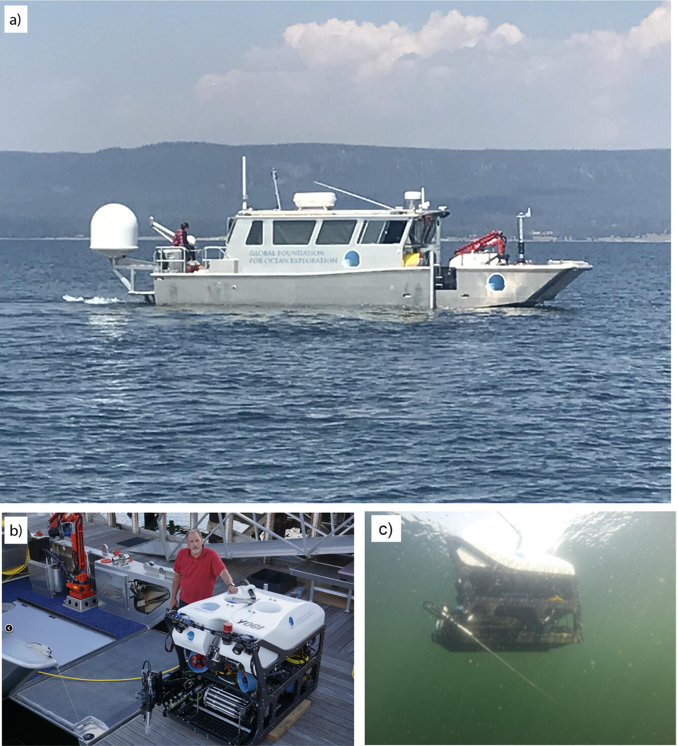 Research Vessel Annie and Remotely Operated Vehicle Yogi