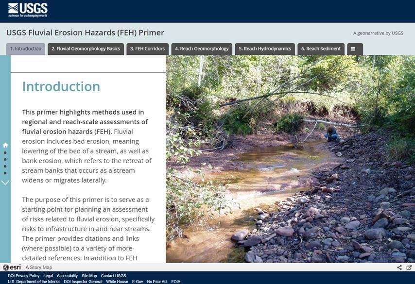 USGS Fluvial Erosion Hazards (FEH) Primer