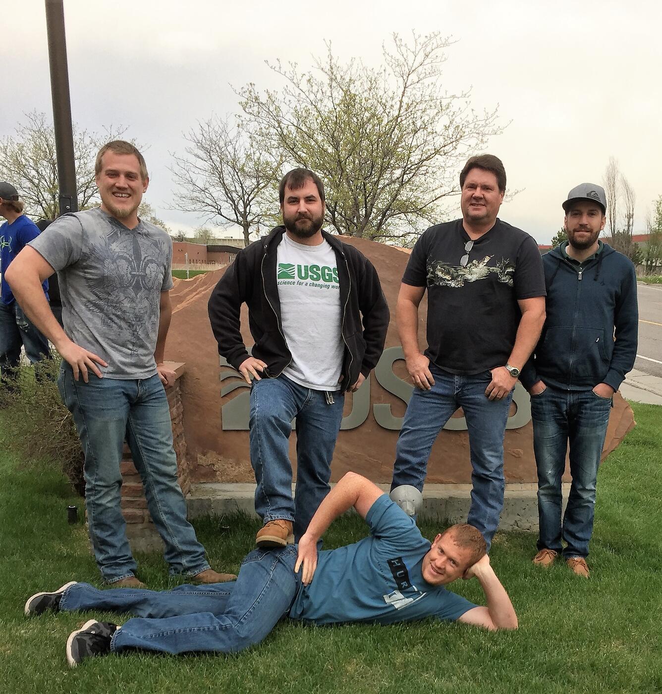 Cedar City Field Office hydrologic technicians pose for pic