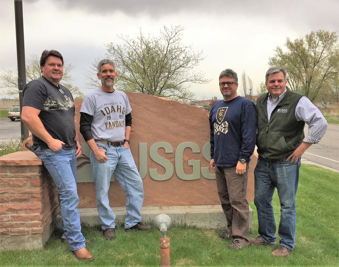 Utah Field Office Chiefs pose for pic with Utah Water Science Center Assoc Director