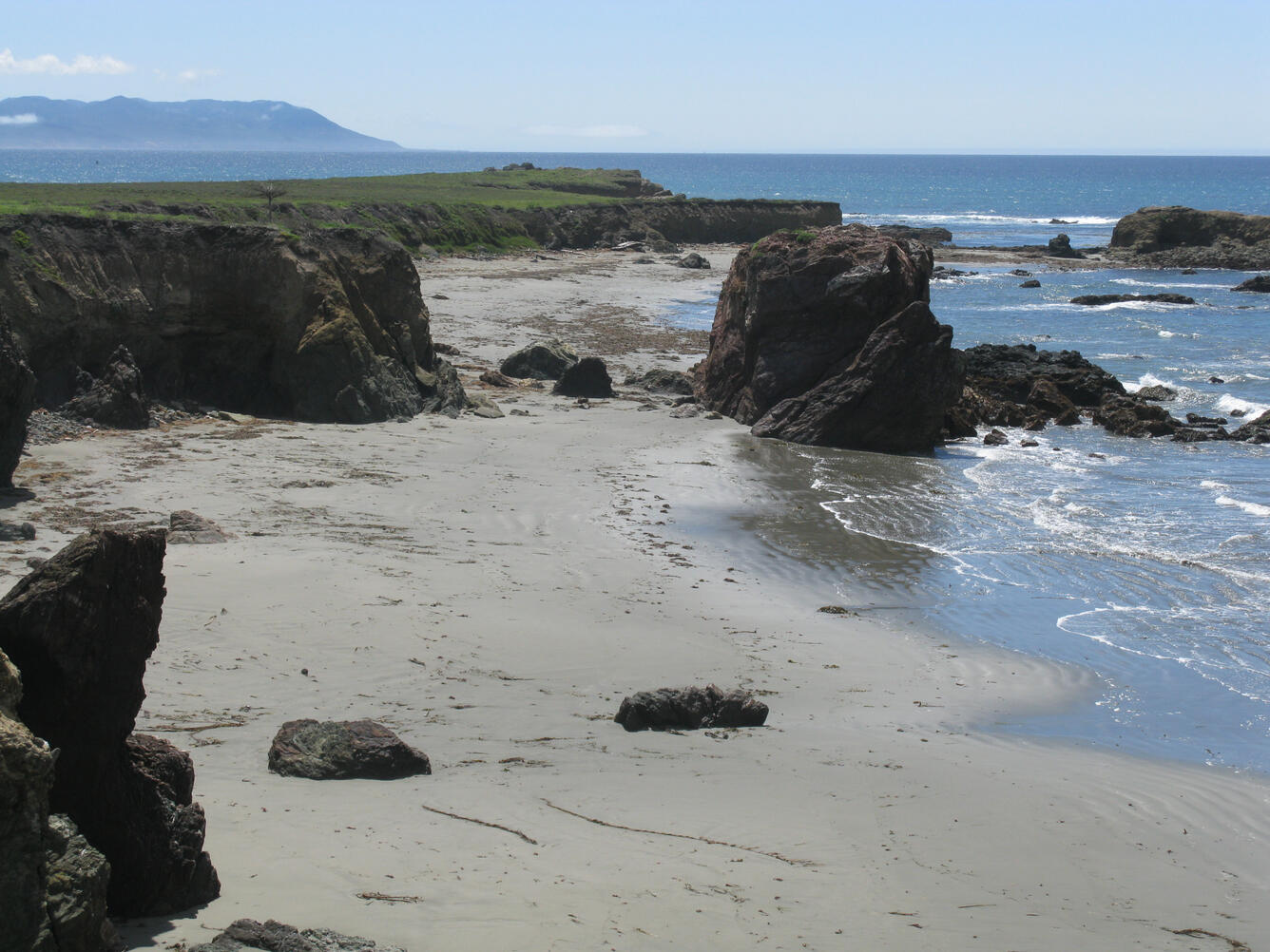 Marine terrace at Cayucos, California