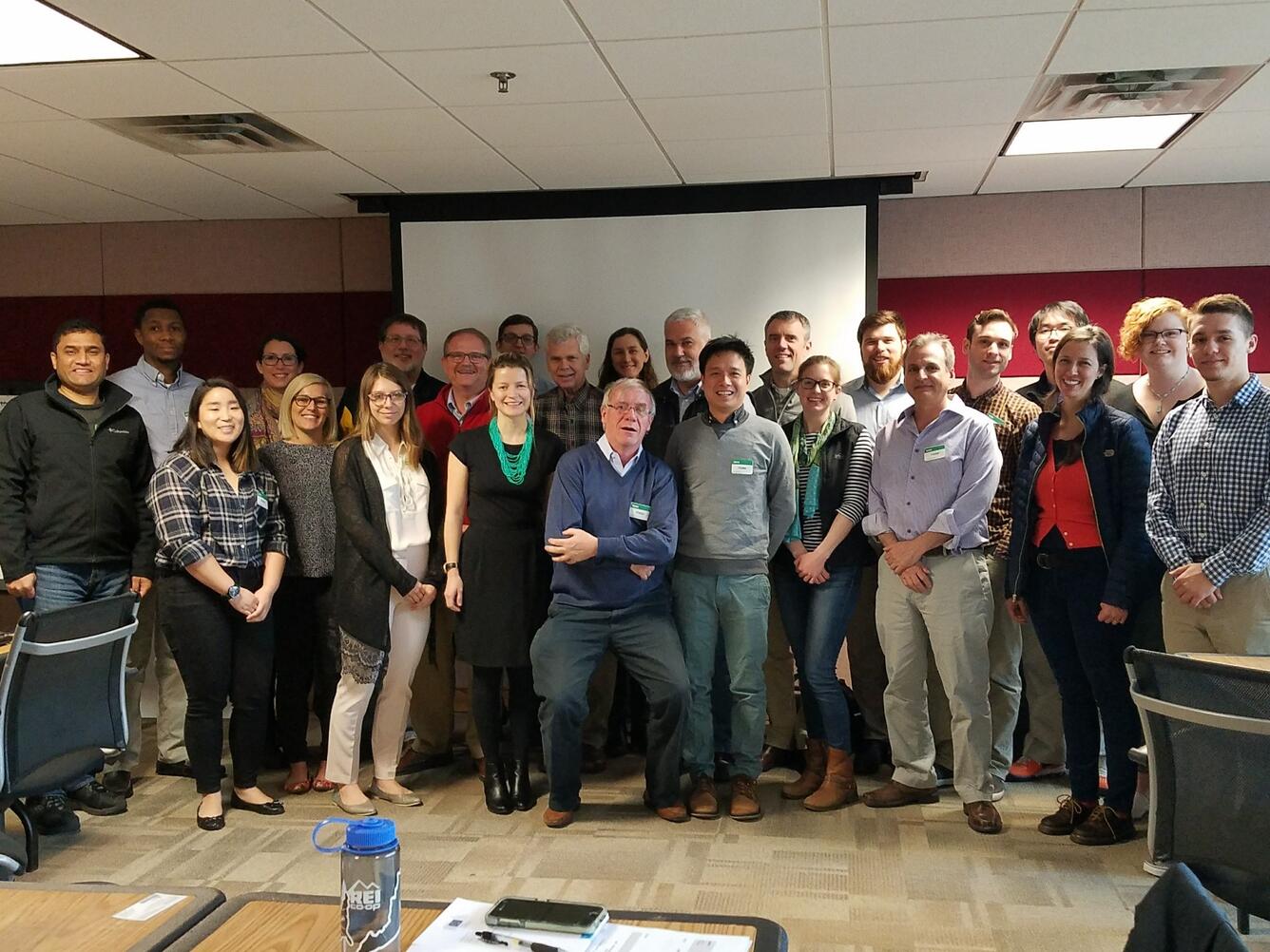 Members of the CASC Fish Research Program in a group photo