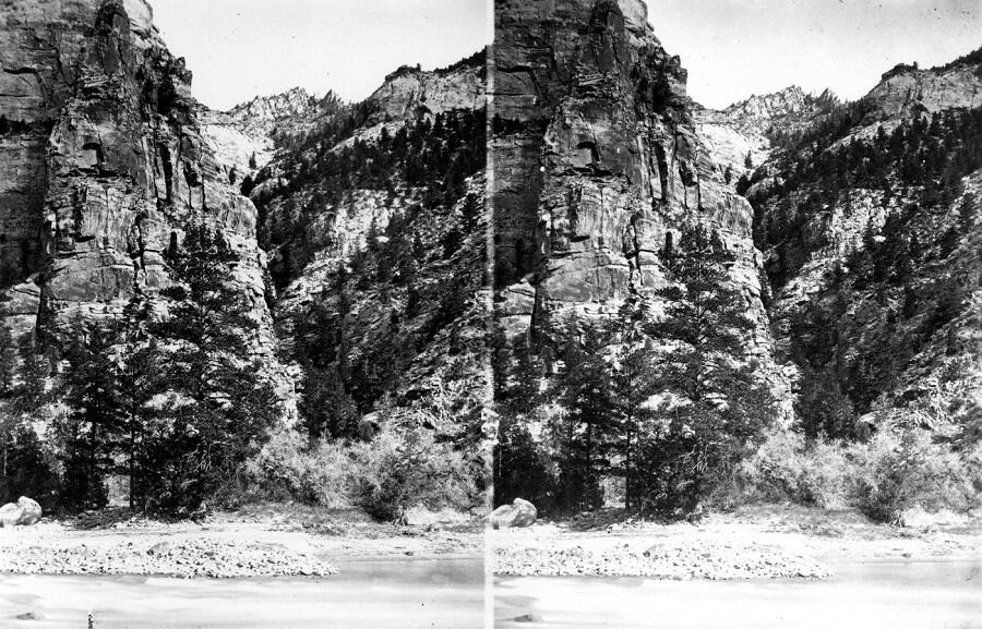 This is a photo of the Center of Horseshoe Canyon, Green River.