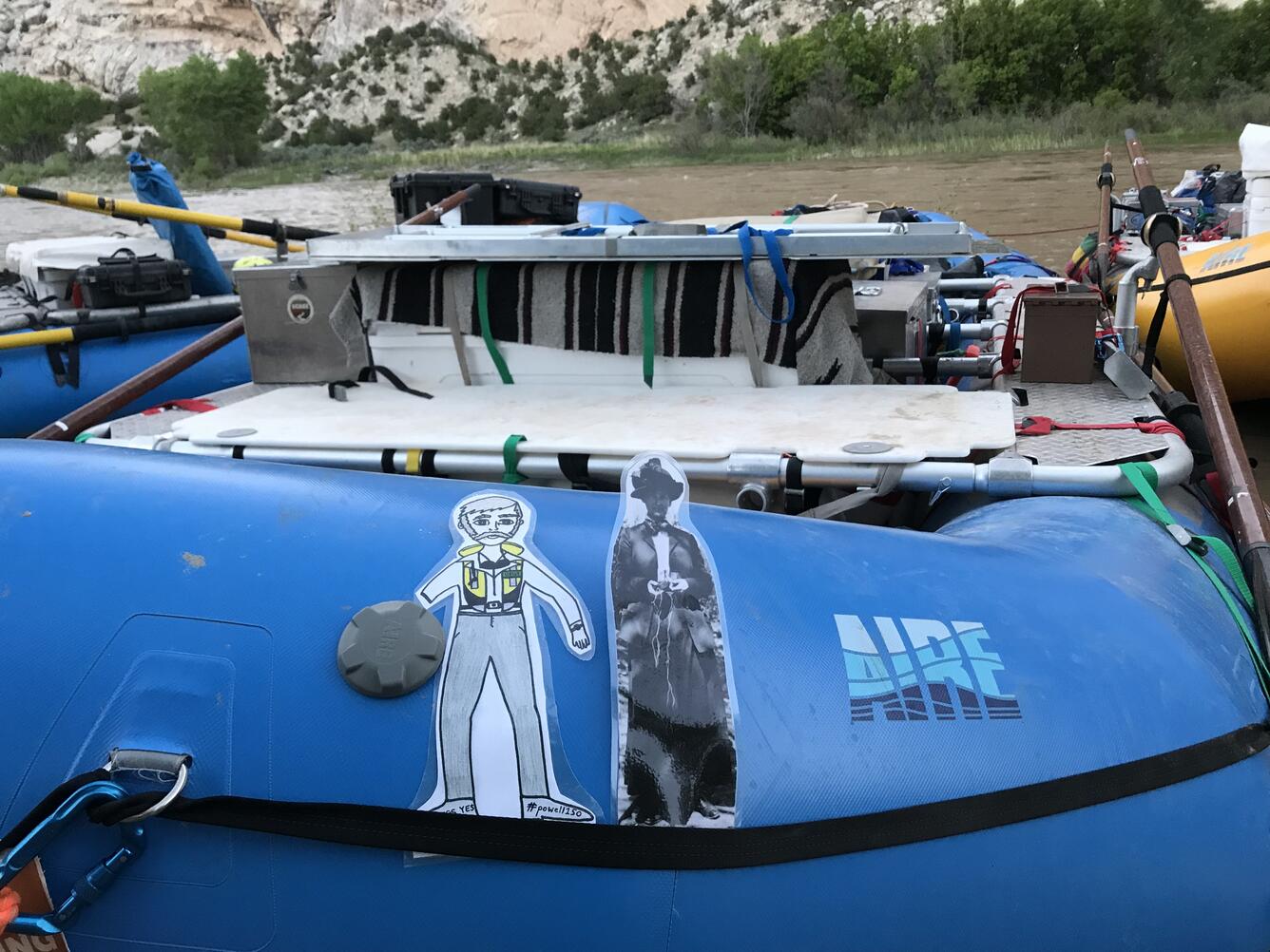 Paper Bascom joins Paper Powell on the Colorado River.