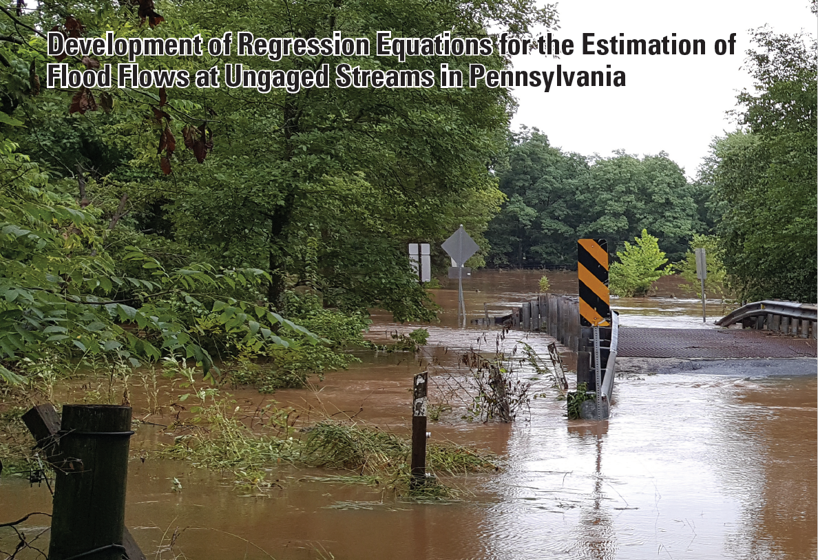 Report cover illustration - Flood flows at ungaged streams in Pennsylvania