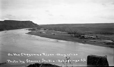  Cheyenne River three days after the May 12, 1920 Flood
