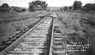 Railroad Grade after 1937 Flood in SD