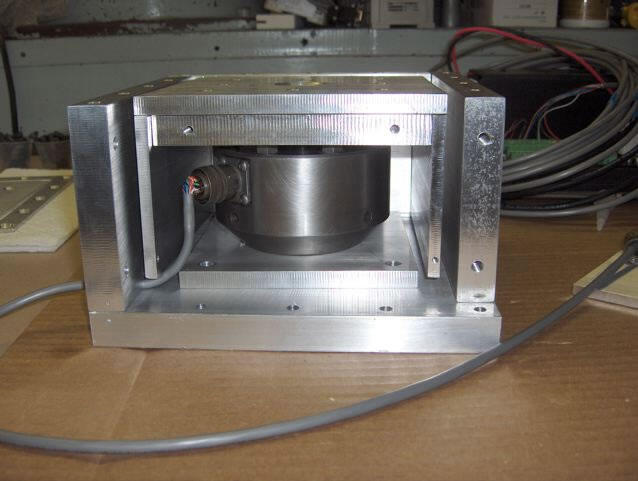 Side view of the force plate