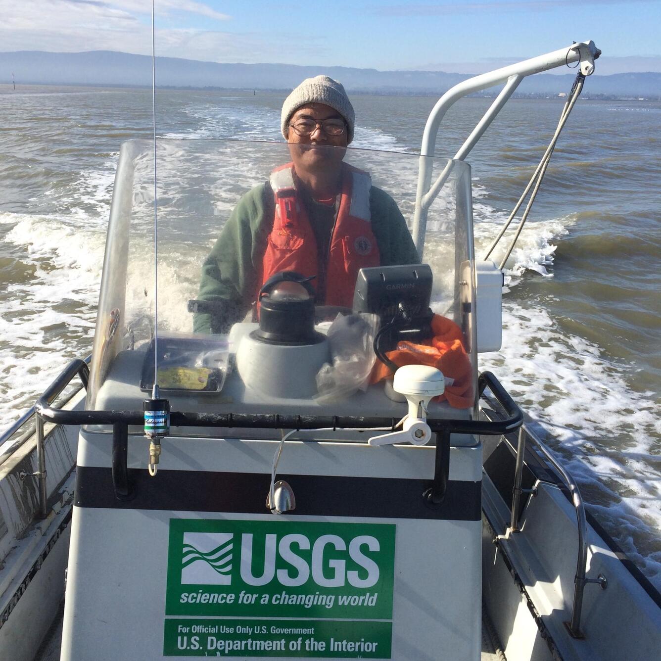 USGS Biologist Francis Parchaso.
