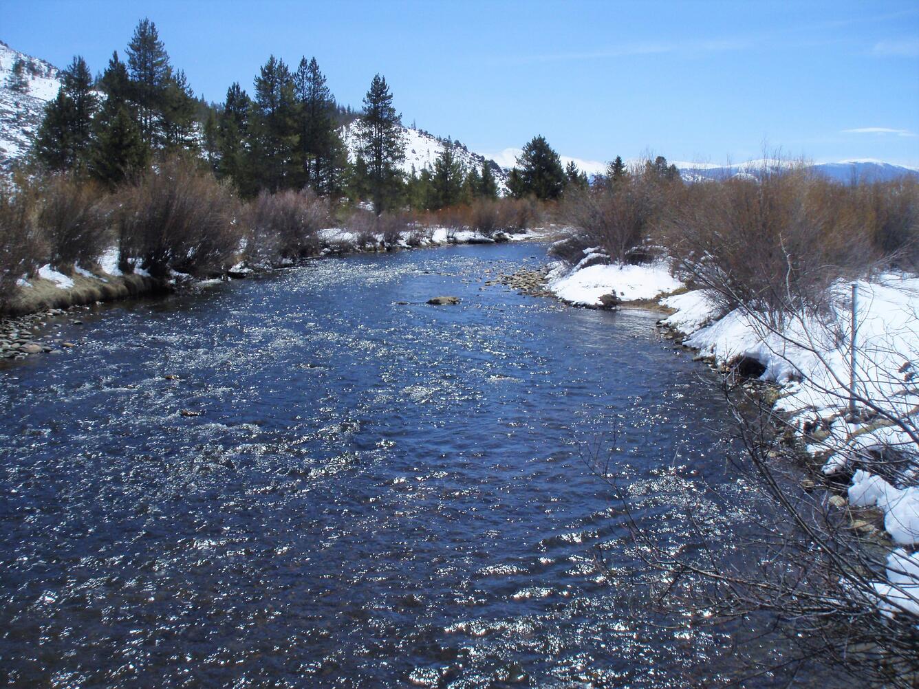 Fraser River below Crooked Creek at Tabernash, CO