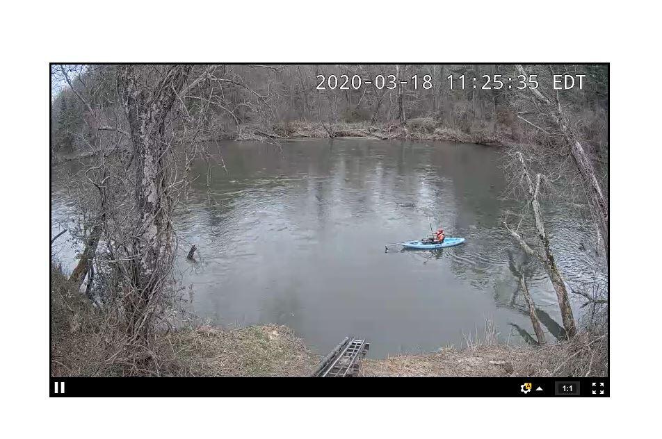 Water Sampling French Broad River below I-26