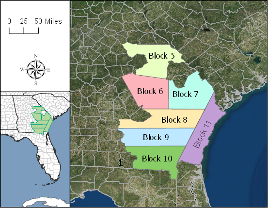 Lidar acquisition blocks for Georgia
