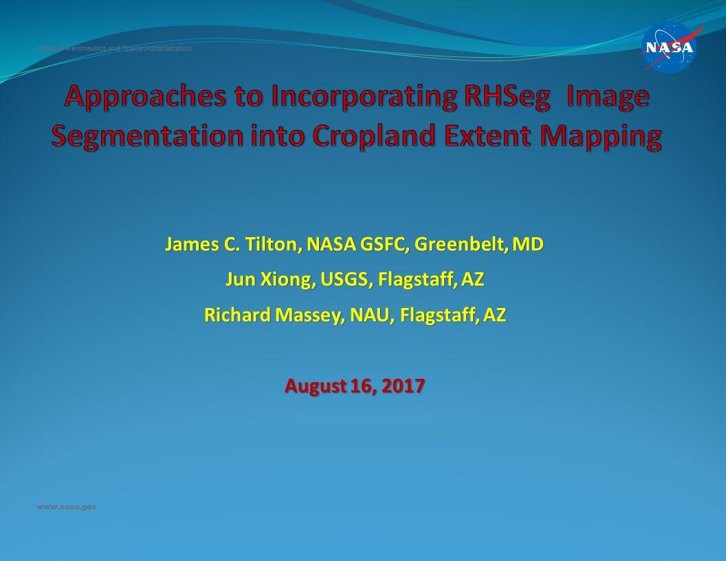 Approaches to Incorporating RHSeg Image Segmentation