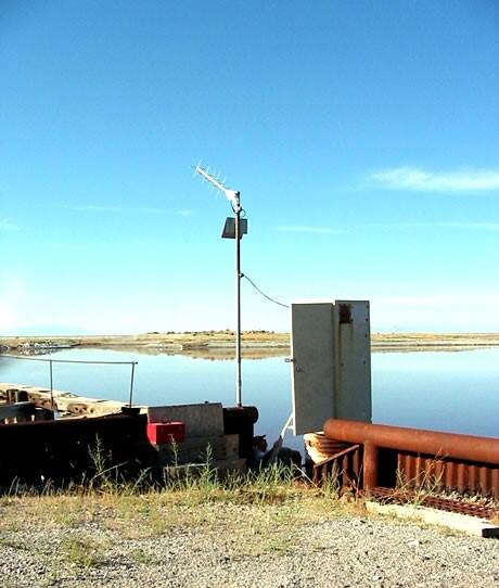 Great Salt Lake gage near Saline, Utah