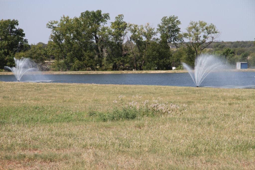 Pond at the Grand Casino, Citizen Potawatomi Nation Tribal Jurisdictional Area, Shawnee, Oklahoma.