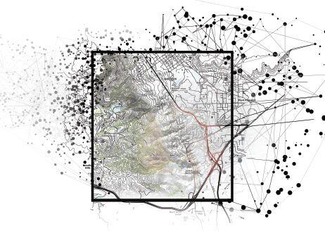 Graphic with Geospatial Data of Golden, Colorado