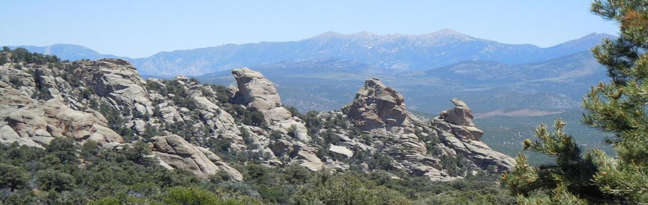 Great Basin in northern Utah; rock outcrop in foreground