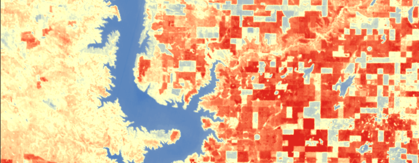 Landsat Surface Temperature Science Product Example