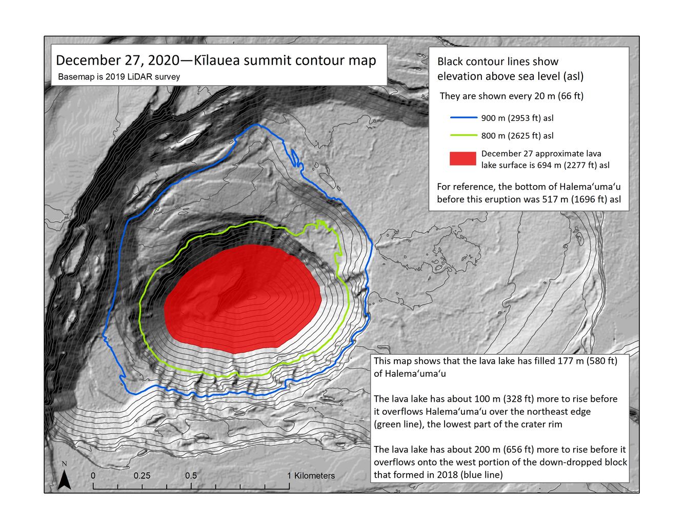 Color contour map