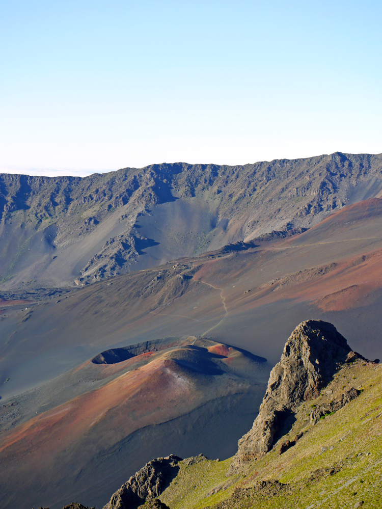 Ka Lu‘u o ka ‘Ō‘ō cinder cone in the summit crater of Haleakalā 