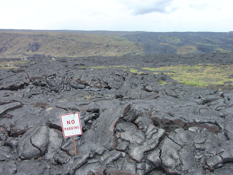 This is a photo of a view looking north toward the flank of Kilauea.